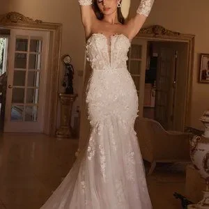 chinese dress ladies Off Shoulder Wedding Dress - Tulle Mermaid Wedding Gown